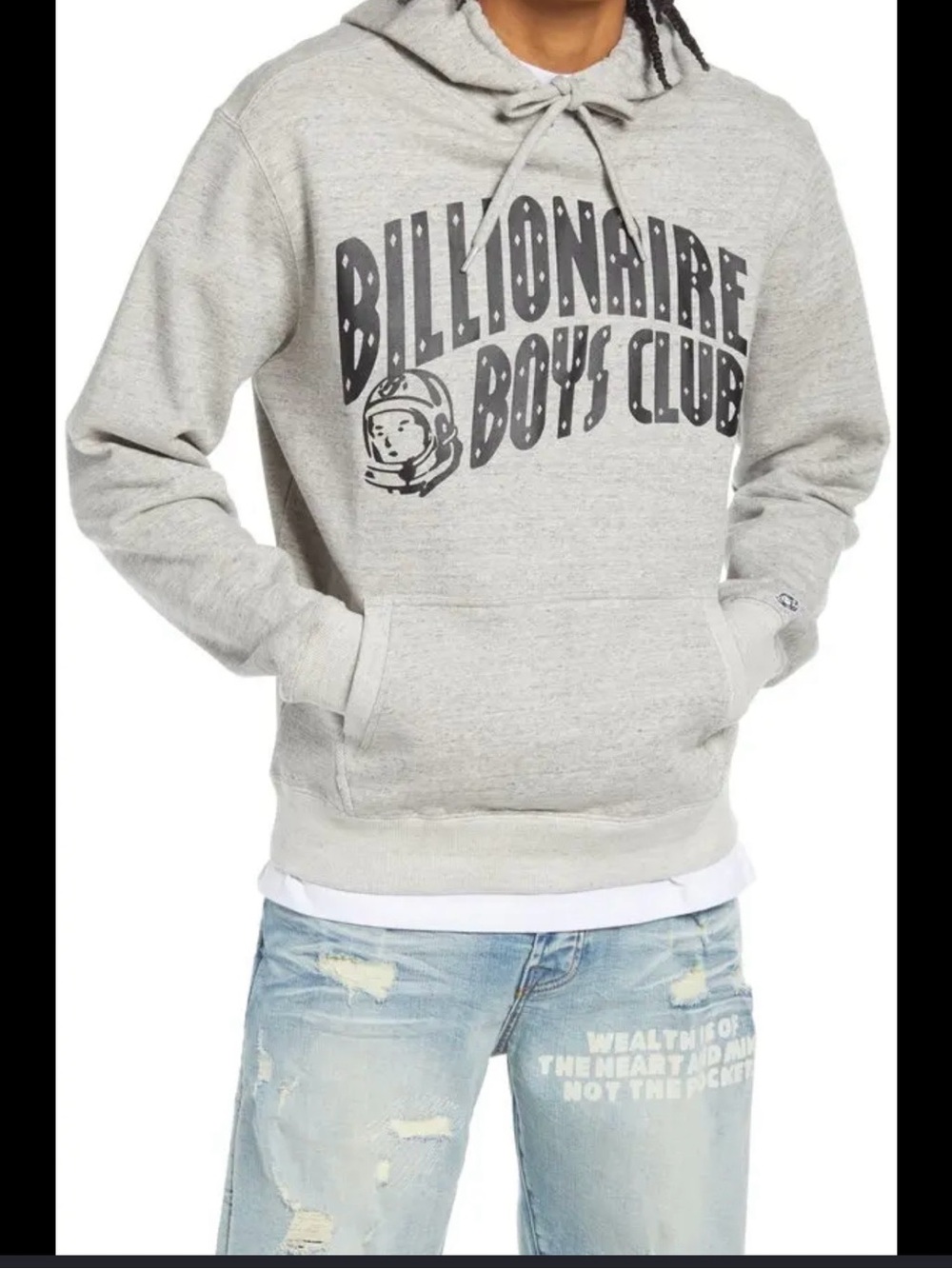 Billionaire Boys Club Light Gray Hoodie